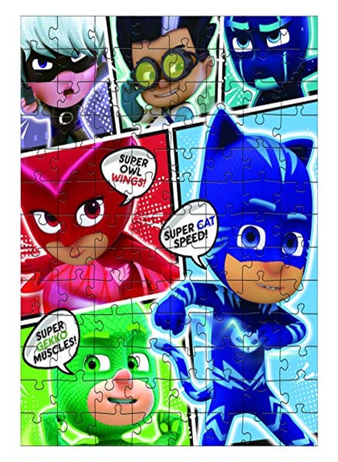 فنسكول لعبة أحجية Funskool-PJ Masks التعليمية، 104 قطعة، للأطفال من عمر 3 سنوات فما فوق - Image 4